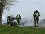 Prio 1 Brand Wegvervoer Auto Trekwei Driezum